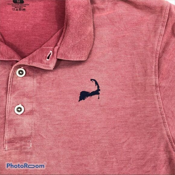 Men’s Beantown Apparel Cape Cod Distressed Polo M - Picture 2 of 6
